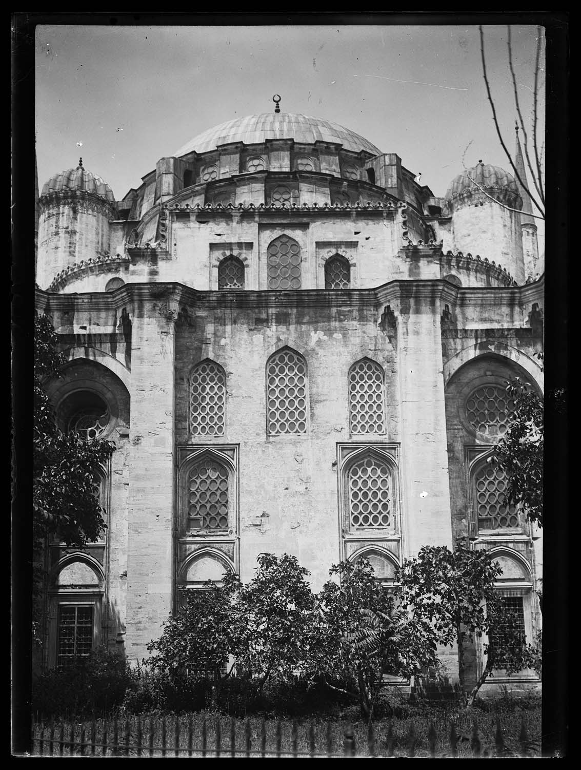 Elévation extérieure de la mosquée